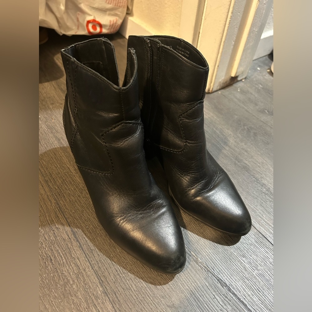 Aldo black ankle boots